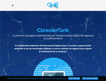 Tablet Screenshot of clowdertank.com